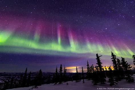 Aurora Borealis "The Piano Keys" on 03-25-2023 - Galactic Images