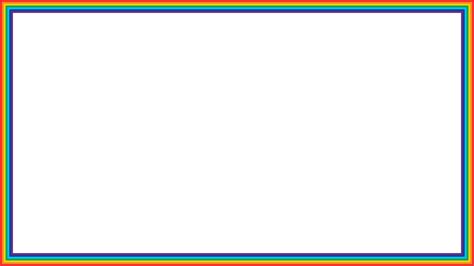 Rainbow frame border transparent 25222484 PNG