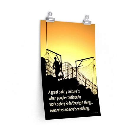 Construction Safety Poster: Promote Great Safety Culture | Safety ...