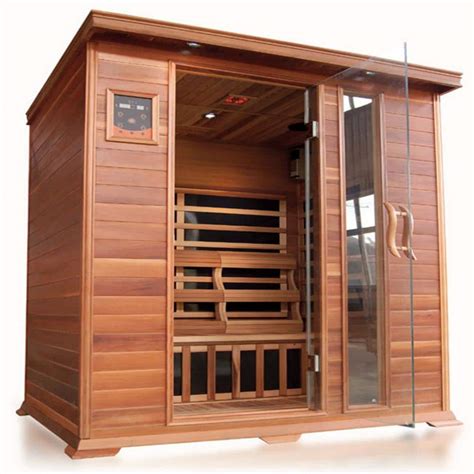 Sunray Saunas Savannah 3 Person Infrared Cedar Sauna Hl300k The Home