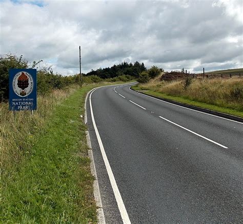 Brecon Beacons National Park Boundary Jaggery Geograph Britain