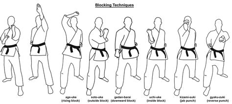 Block Techniques Karate Block Techniques Karate Diagrams Flickr