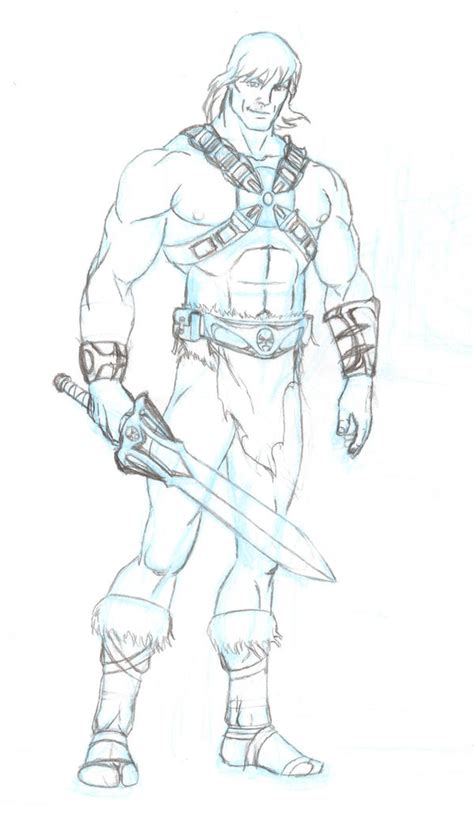 He Man Redesign Concept Sketch By Grayskullprime On Deviantart