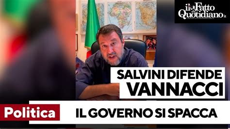 Vannacci Salvini Difende Il Generale Anti Gay Ha Il Diritto Di