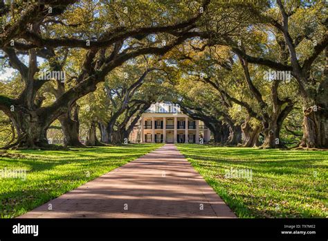 Oak Alley Plantation Stock Photo - Alamy