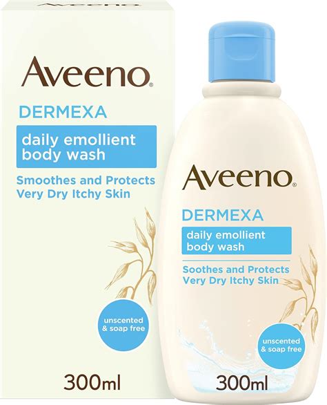 Aveeno Dermexa Daily Emollient Body Wash Gently Cleanses And Soothes For Very Dry Itchy Also