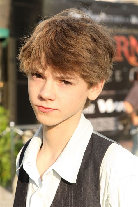 Thomas Brodie Sangster At The Chronicles Of Narnia Prince Caspian Premiere In 2008 Thomas