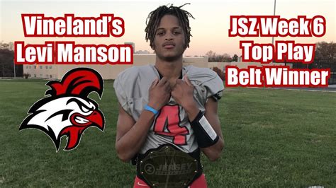 Vineland S Levi Manson Wins Jsz Week Top Play Belt Youtube