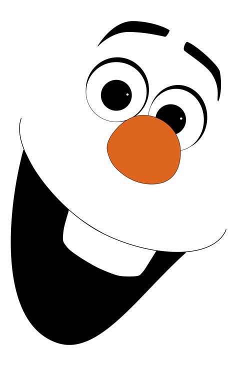 Olaf Template Printable Large