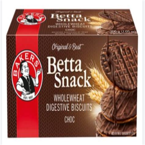 Bakers Betta Snack Milk Choc 200g Pack — Welkom Usa