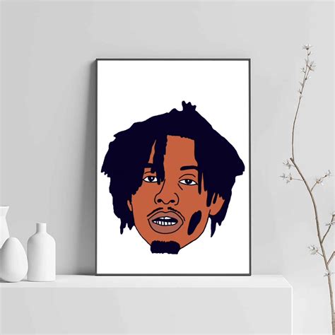 Playboi Carti Face Art Posters