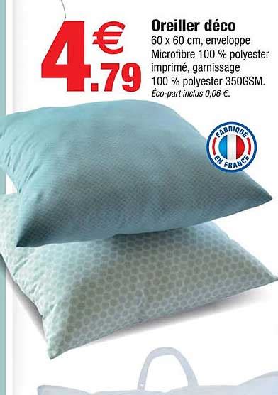 Promo Oreiller D Co Chez Bazarland Icatalogue Fr