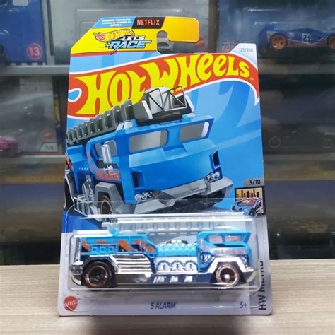 Hot WHEELS 5 ALARM BLUE 2024 NETFLIX Shopee Philippines