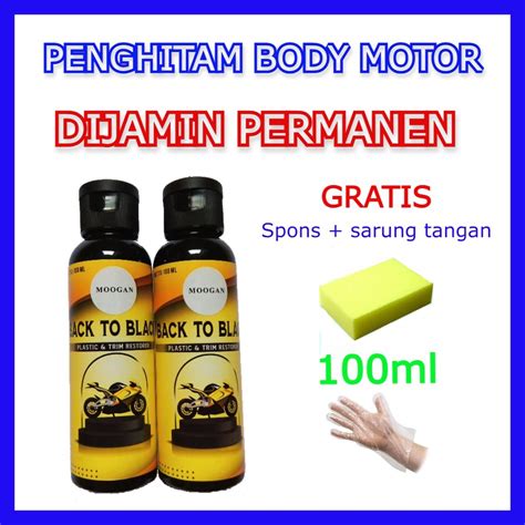 Jual Penghitam Body Motor Permanen Back To Black Dashboard Trim Dan