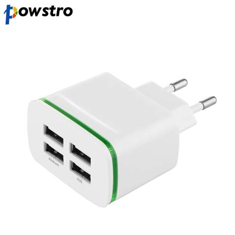 Aliexpress Buy Powstro Universal Wall Phone Charger Eu Plug V A