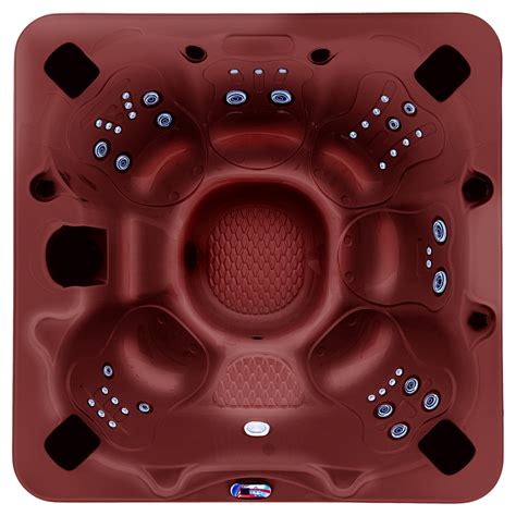 American Spas Person Jet Acrylic Square Hot Tub With Ozonator In Smoke Wayfair