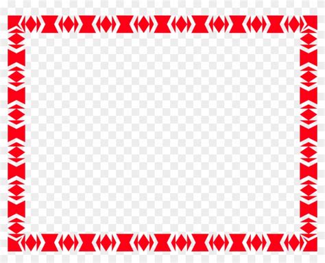 Red Border Frame Png File Moldura Vermelha Png Transparent Png