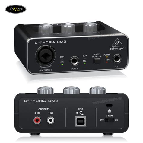 Soundcard Behringer U Phoria Um Audio Interface Tienmanhaudio