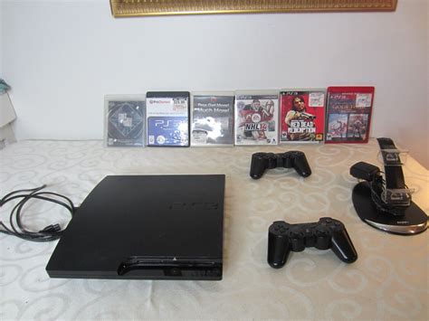 Playstation 3 PS3 160GB Slim Console CECH 3001A Bundle 6 Games EBay