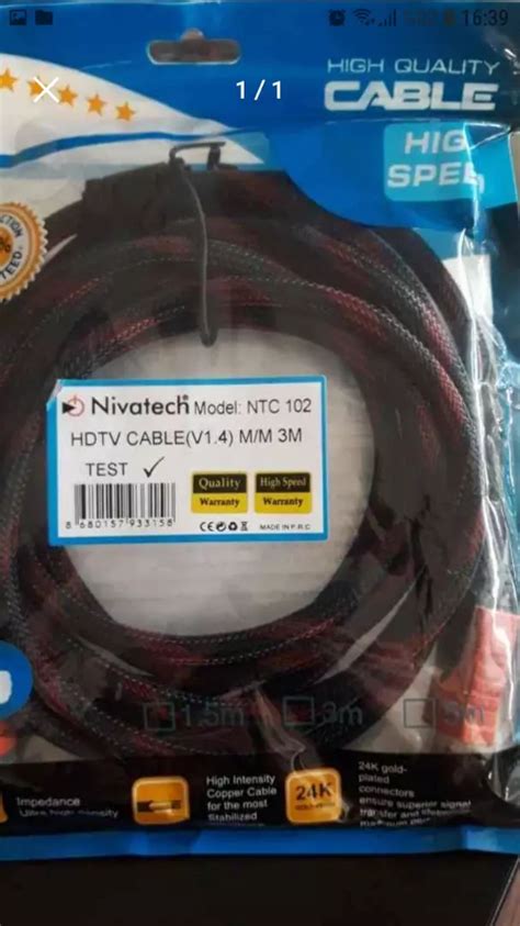 Hdmi Kablo Metre Bilgisayar Aksesuarlar