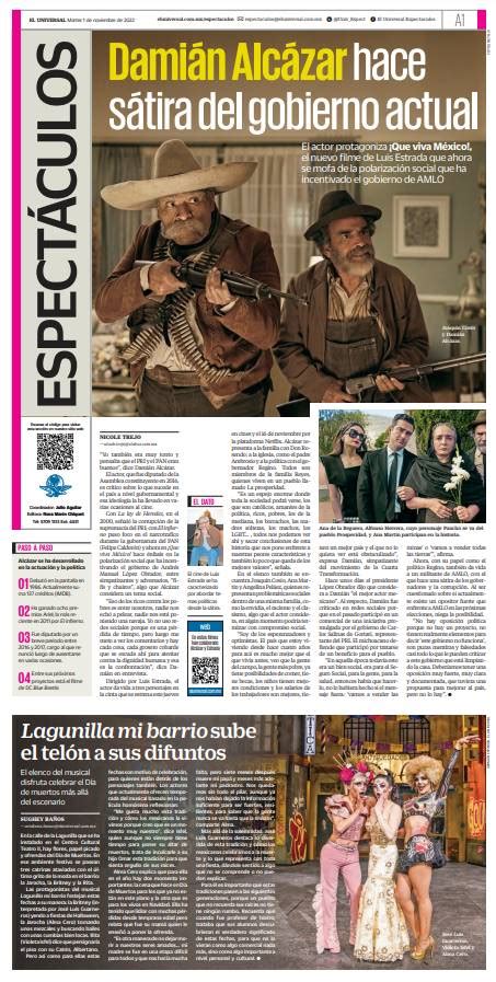 Univ Espectaculos On Twitter Enportada El Actor Dami N Alc Zar