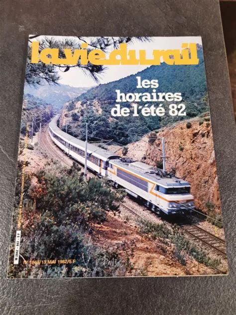 SNCF REVUE LA Vie Du Rail Numéro 1843 Service ETE 1982 EUR 3 00