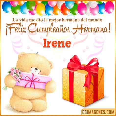 Feliz Cumpleaños Hermana Irene