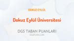 DGS Dokuz Eylül Üniversitesi 2021 Taban Puanları DGSPuan