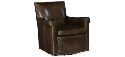 Jilian Swivel Club Chair In Brown By Hooker Furniture By Raymour And Flanigan