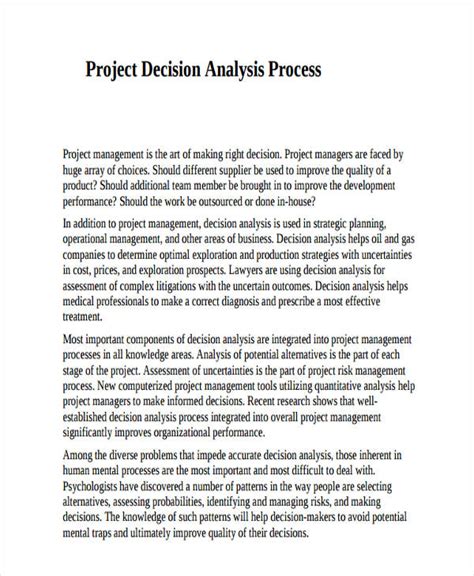 Process Analysis - 11+ Examples, Format, Pdf