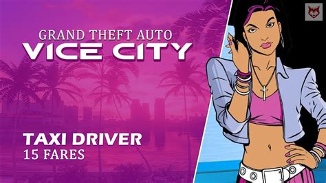 Gta Vice City Taxi Driver Mission Itswolftime Youtube