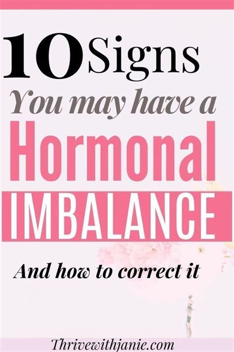 Signs Of Hormonal Imbalance Artofit