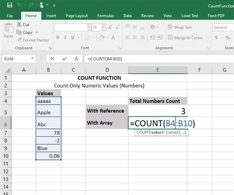 How To Use Count Function In Excel ITSolZone