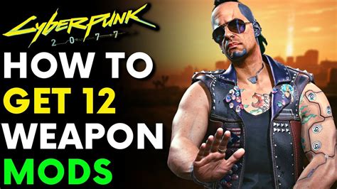 Cyberpunk 2077 12 Weapon Mods All Weapon Mods In Stores Locations