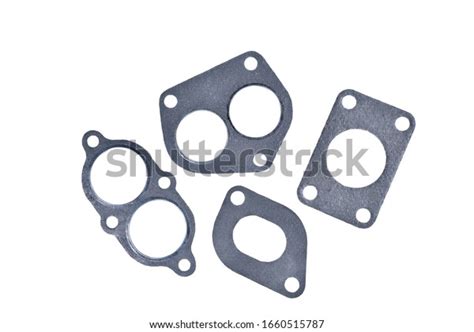 Gasket Set Automotive Paronite Exhaust Intake Stock Photo