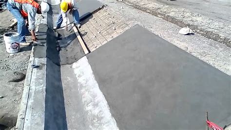 Construcci N De Talud Con Cuneta Concreto Youtube