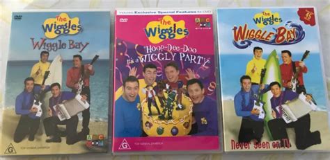 THE WIGGLES DVD Bulk x3 Wiggle Bay Rare NEVER SEEN ON TV USA Edition ...