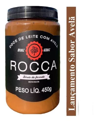 Rocca Doce De Leite Avelã 450g Sabor De Minas MercadoLivre