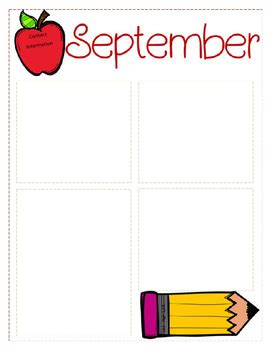 Free September Newsletter Template - PRINTABLE TEMPLATES