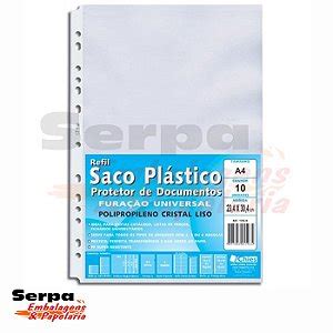 Serpa Saco Plástico Multi Uso PP 4 Furos c 100 unidades Serpa