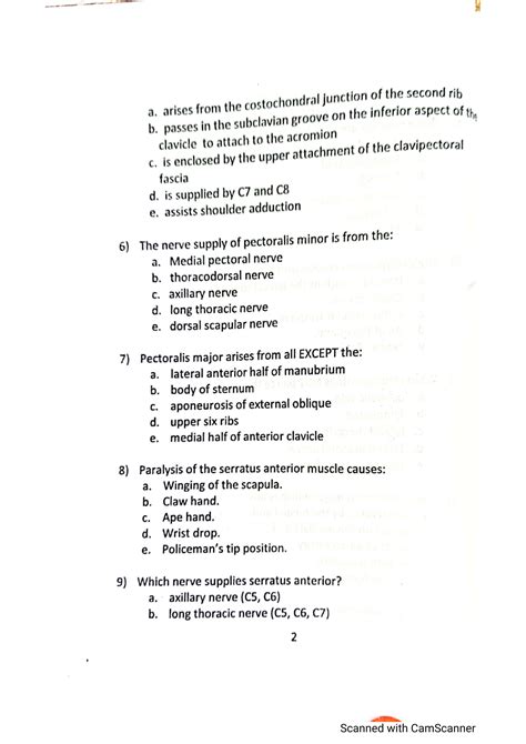 Mcq On Anatomy Lower Limb With Answers 7