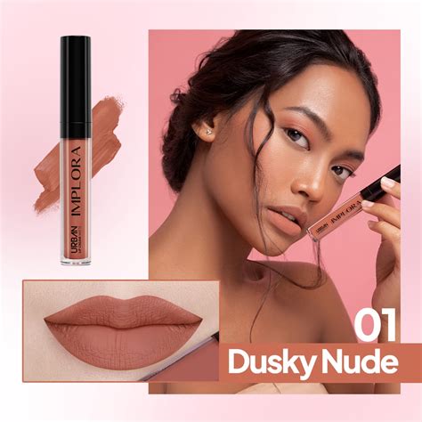 Implora Urban Lipcream Matte Dusky Nude Implora Lip Cream Lipstick With Vitamin E Shopee