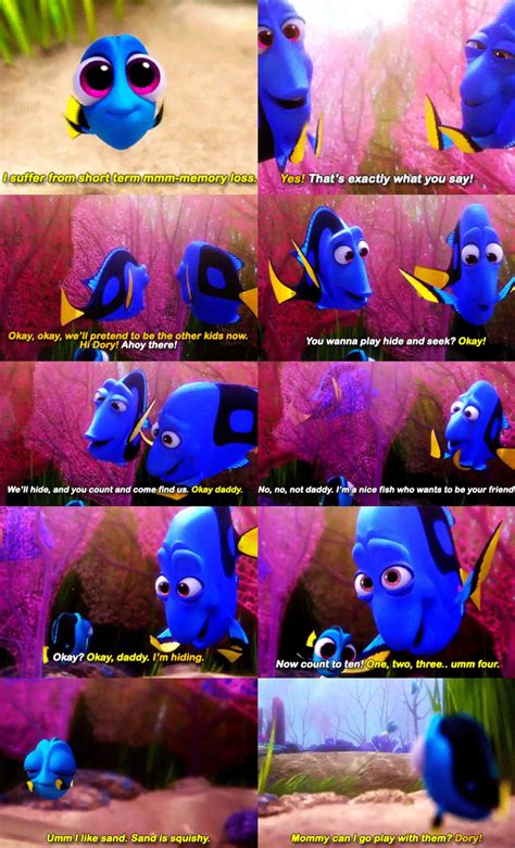 Baby Dory is the best thing ever! Disney Pixar, Old Disney, Disney ...