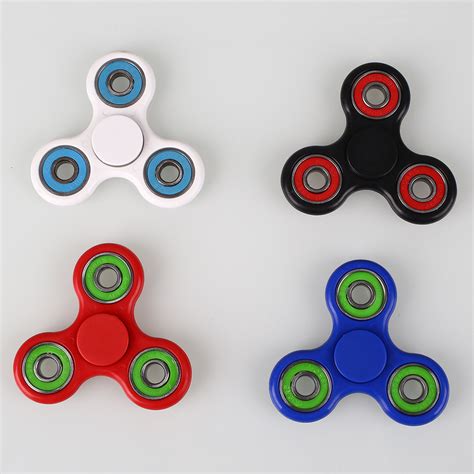 Anself Tri Fidget Hand Finger Spinner Spin Widget Focus Toy Edc Pocket