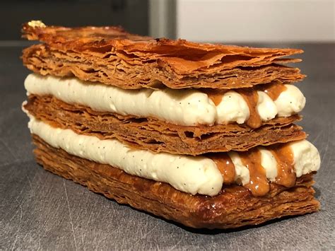 Millefeuille Vanille Pralin Fleur De Sel Caramel Beurre Sucr