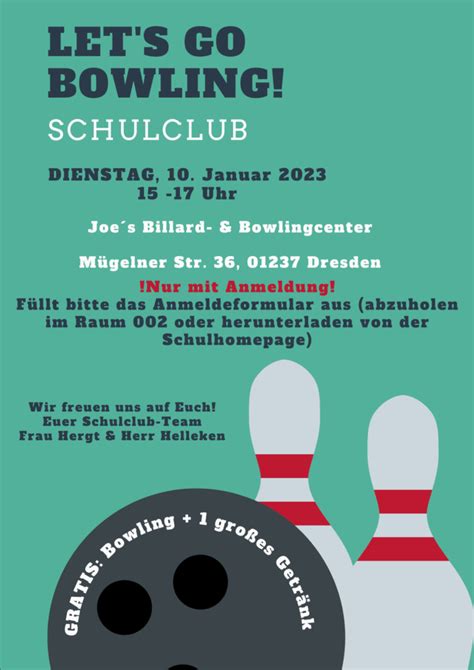 64 Oberschule Laubegast Let S Go Bowling