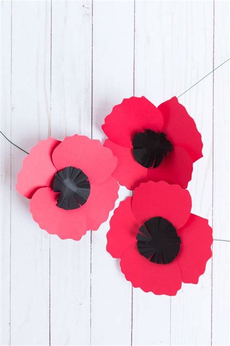 Poppy Craft Template