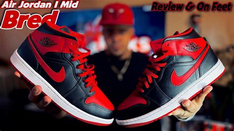 Air Jordan 1 Mid BANNED Bred 2022 Review On Feet YouTube