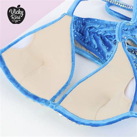 Sky Blue Designer Bikini Vicky Ross Signature Collection Vicky Ross Fit