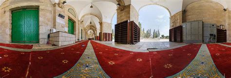 Entrance To The Al Aqsa Mosque Jerusalem 360 Panorama 360cities